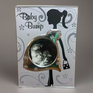 Baby Bump Photo Frame 2 1/2 Expecting Mothers Gift Love New Mom Pregnancy 5x7